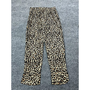 Zadig & Voltaire Parone Leo Pajama Trousers 36 Animal Leopard AOP Wide Leg Bratz